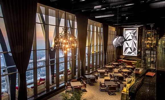 9. Sky Lounge – Fusion Restaurant